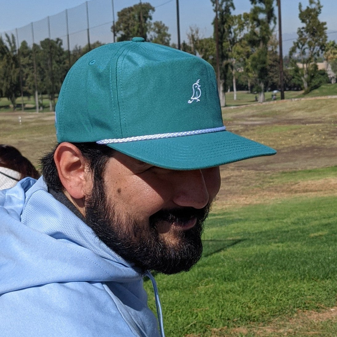 Grey white Golf drip Hat